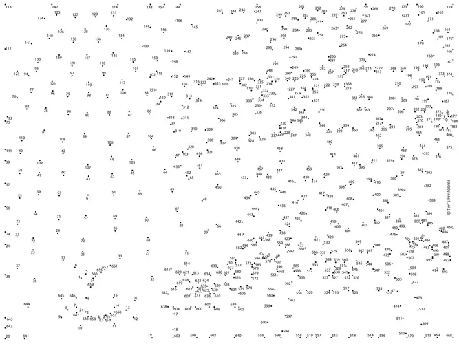 Christmas Extreme Dot to Dot Connect The Dots PDF By Teach Simple
