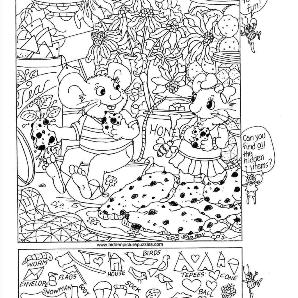 Christmas Gifts Hidden Picture Printable Activity Merry Christmas 