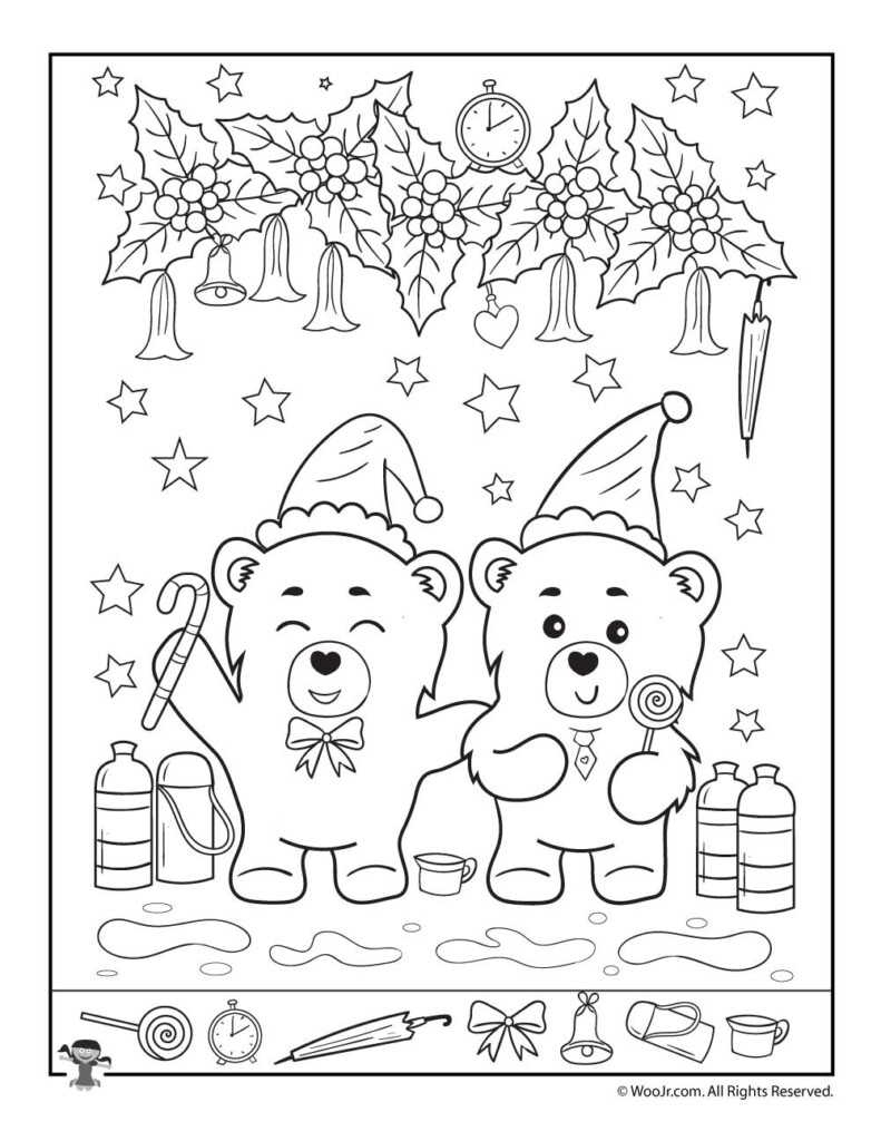 Christmas Hidden Picture Printables For Kids Woo Jr Kids Activities 