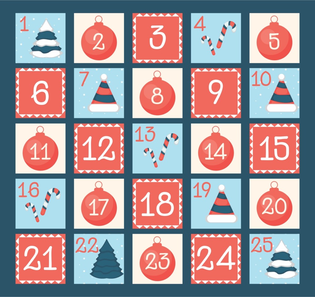 Christmas Numbers 1 To 31 13 Free PDF Printables Printablee