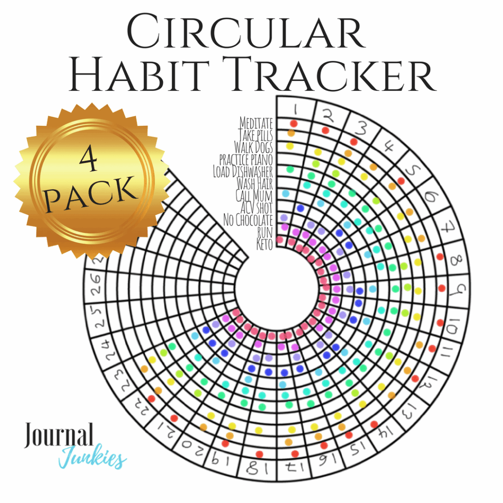 Circle Habit Tracker Printable