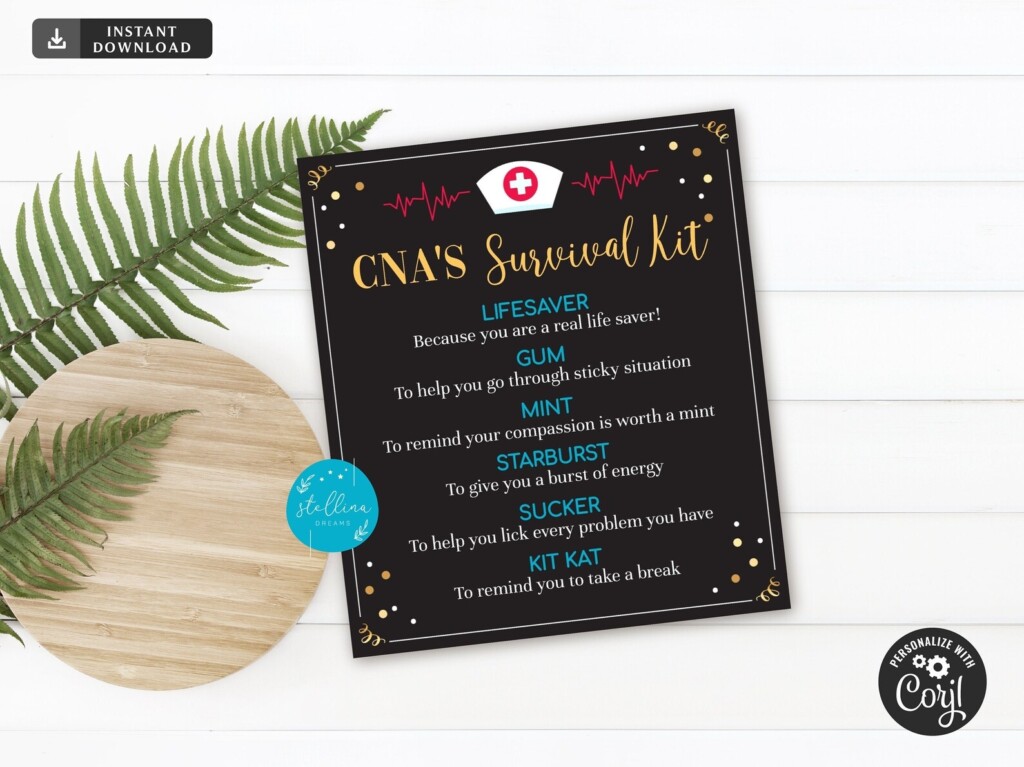 Cna Survival Kit Printable Printable Word Searches