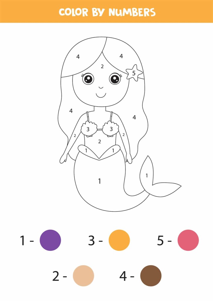 Color By Number Printable Worksheets Prntbl concejomunicipaldechinu 