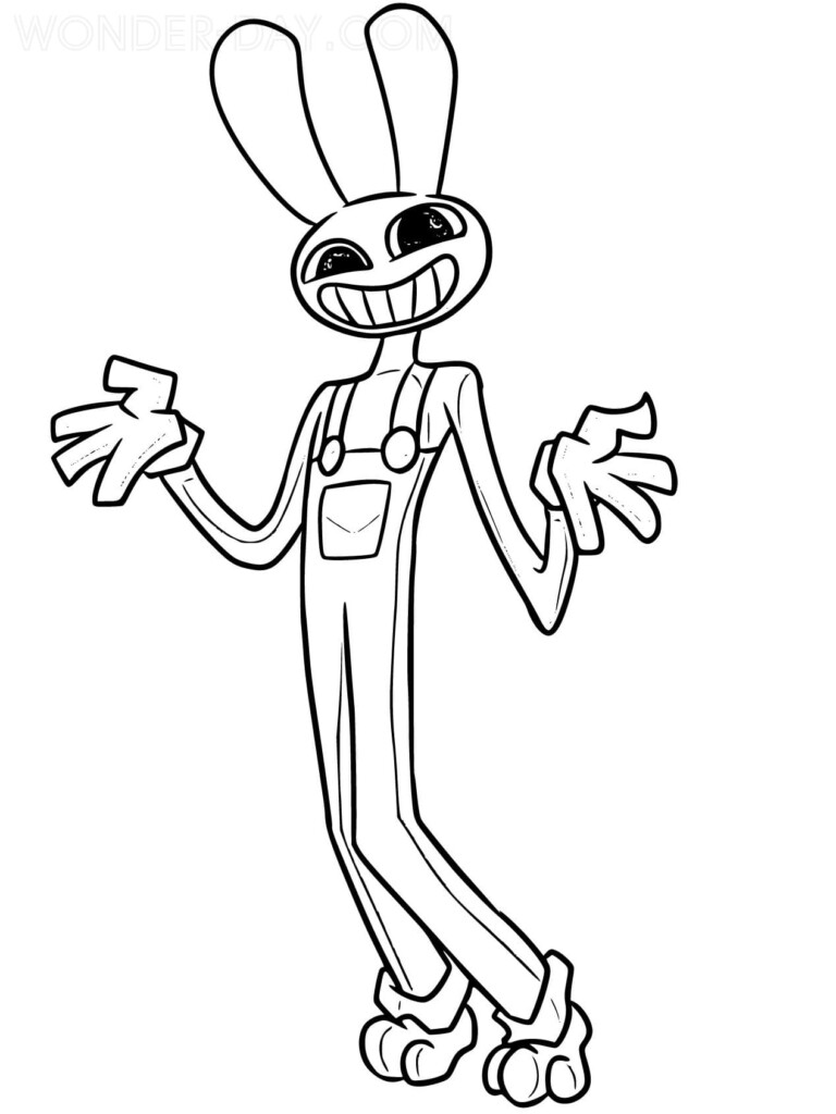 Coloring Page The Amazing Digital Circus Free Printable Coloring 