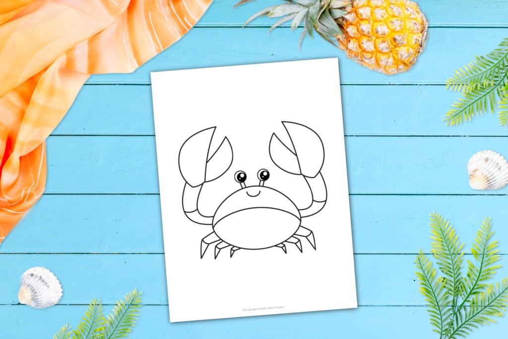 Crab Template Free Printable