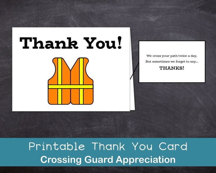 Crossing Guard Thank You Free Printable Printable Word Searches
