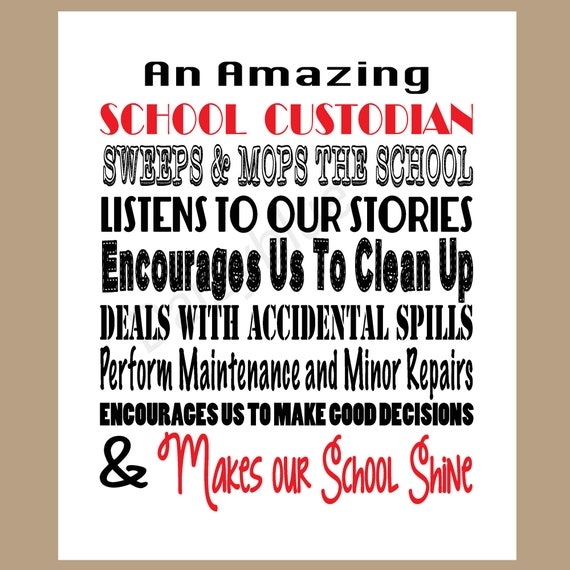Custodian Appreciation Day Free Printable Lanie Lanita