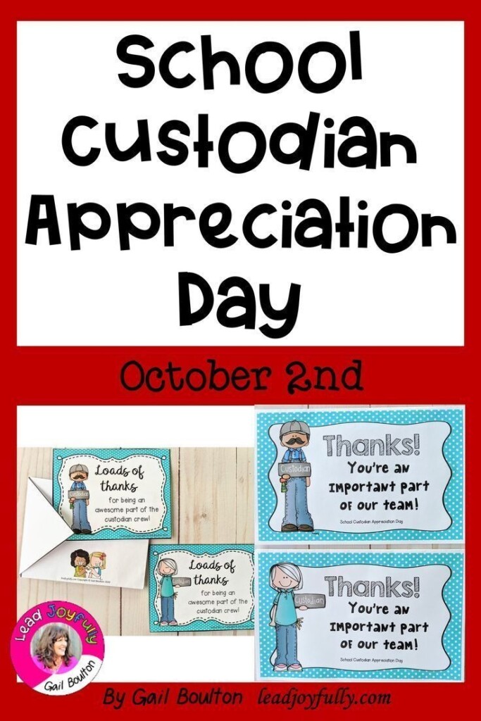 Custodian Appreciation Day Free Printable Printable Sight Words List