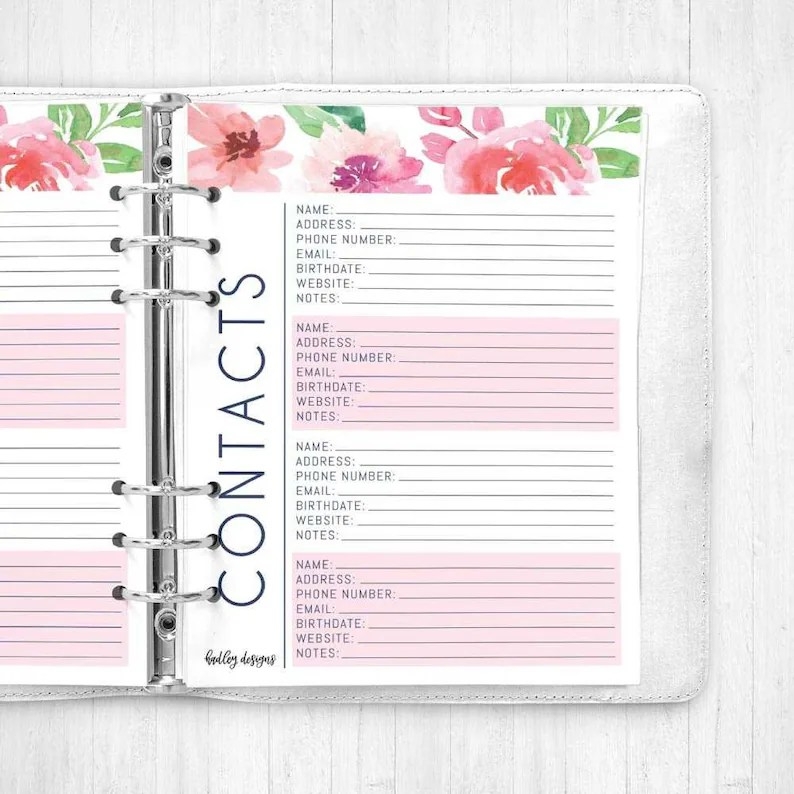 Cute Free Printable Address Book Web Download Free Printable Minimalist 