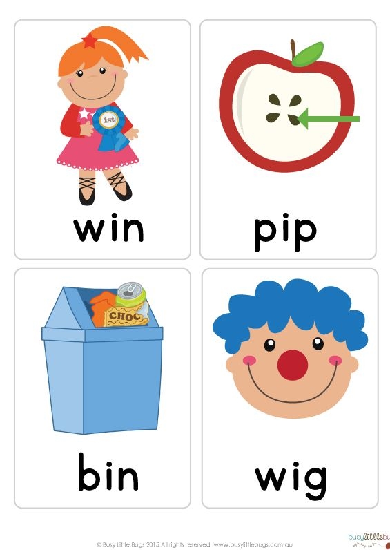 Cvc Flashcards Free Printable Printable Sight Words List