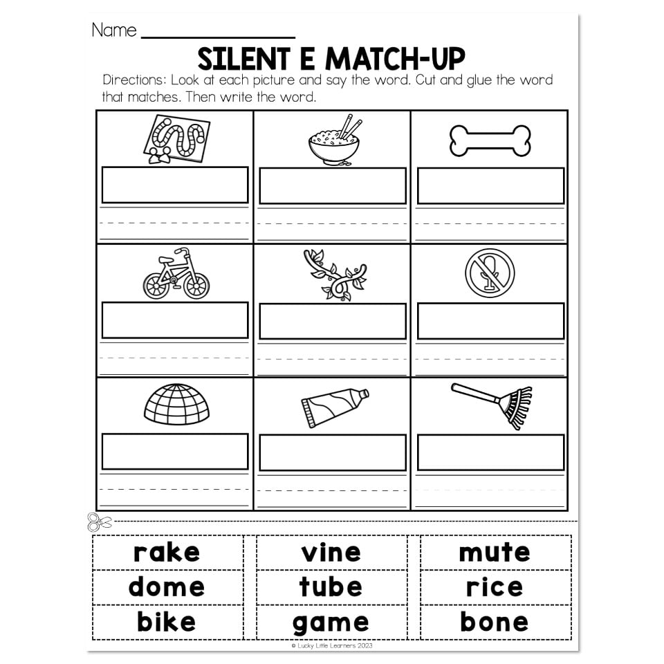 CVCe Worksheets CVCe Word Searches The Printable Princess 52 OFF