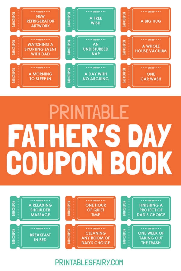 Dad 39 s Delight Free Printable Coupon Book