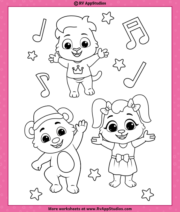 Dance Coloring Pages For Kids