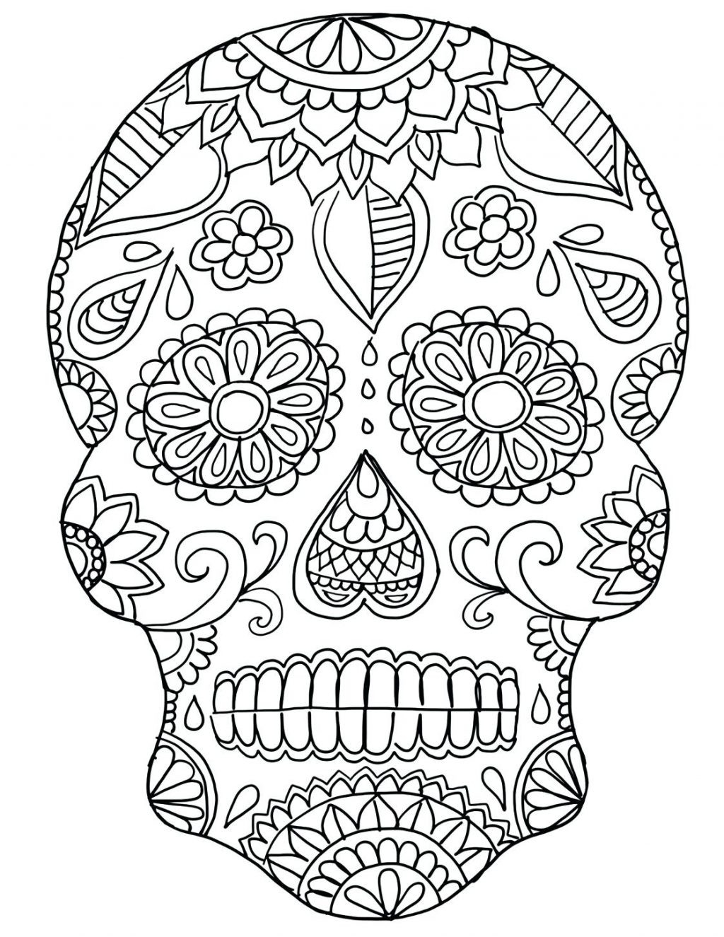 Day Of The Dead Skull Template Printable Free If So Check Out Our