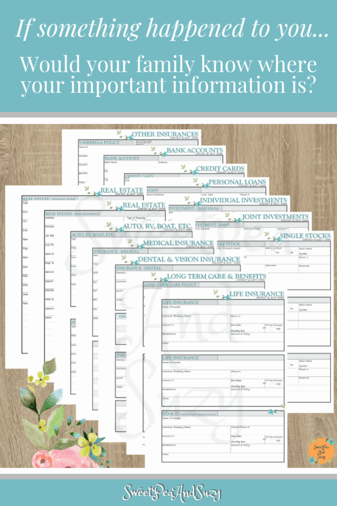 Death Binder Printables Free