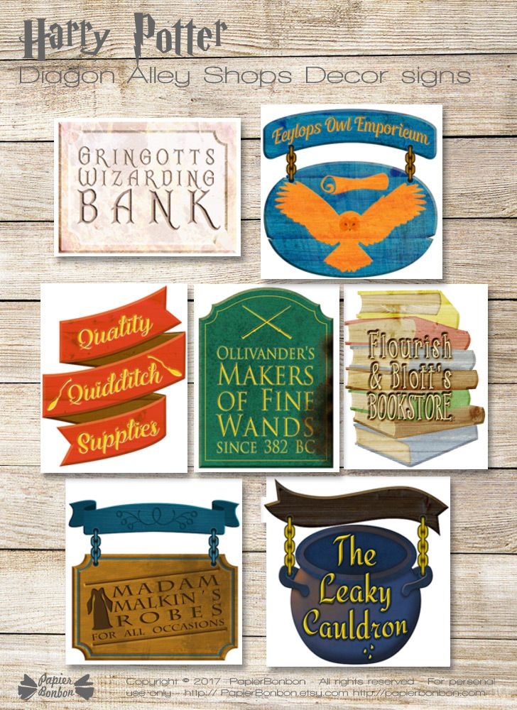 Diagon Alley Sign Printable Free Printable Templates Vrogue co