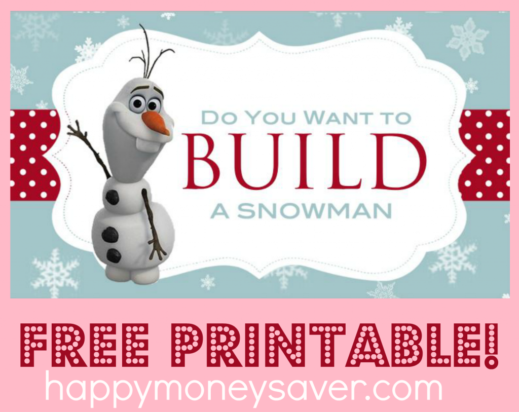 Do You Want To Build A Snowman Label Free Printable Printable Templates