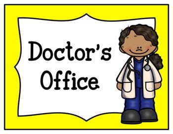 Doctor 39 s Office Dramatic Play Coloriage