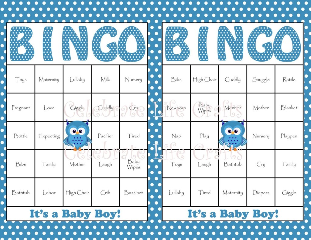Downloadable 50 Free Printable Baby Bingo Cards Printable New Year 
