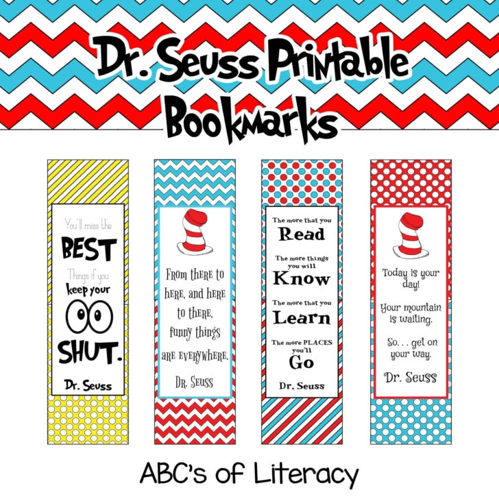 Dr Seuss Printable Bookmarks To Color Food Ideas Printable Bookmarks