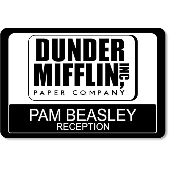 Dunder Mifflin Badge Printable Printable Templates