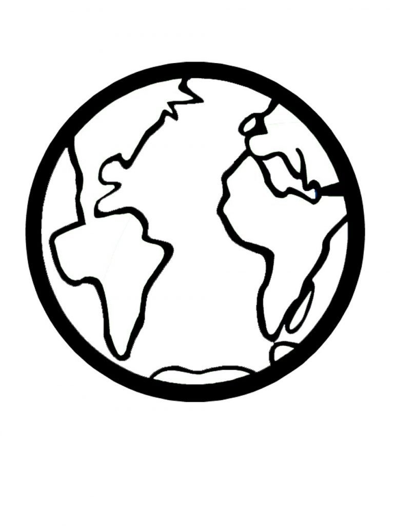 Earth Coloring Pages Free Printable