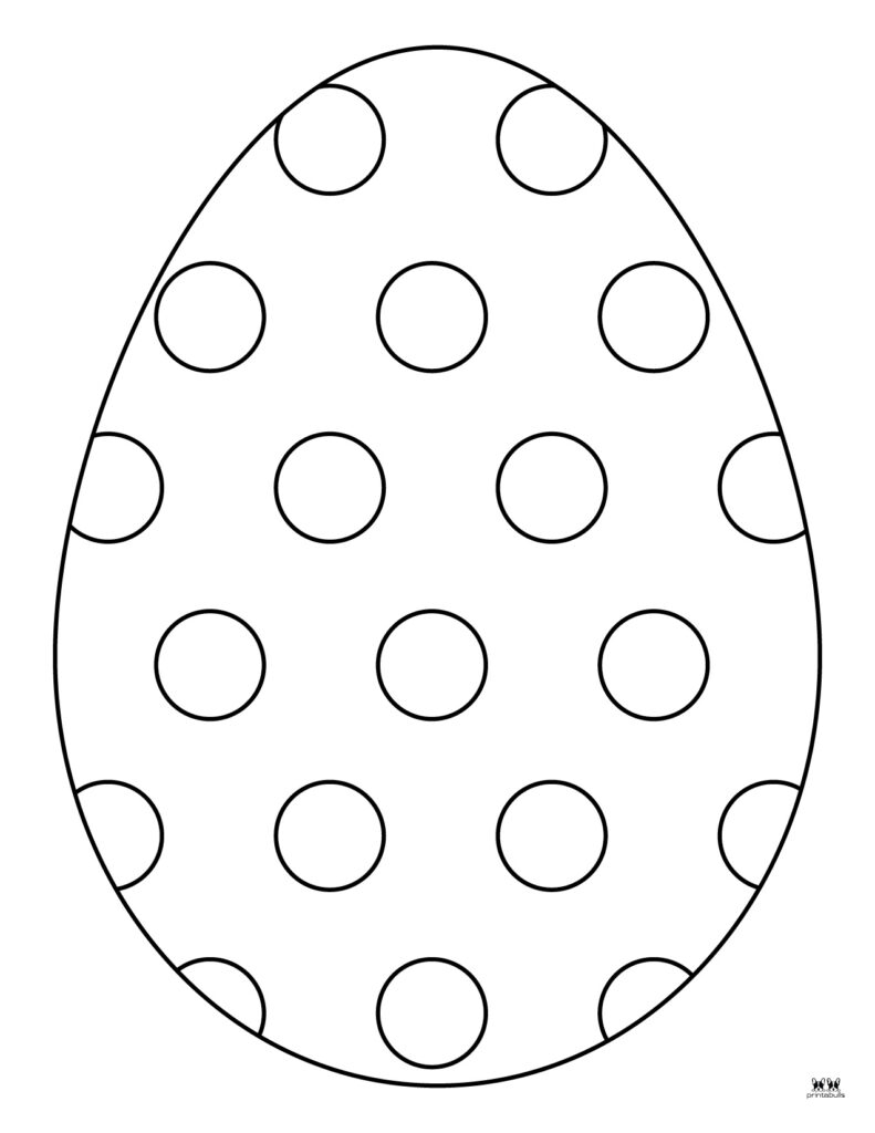 Easter Egg Color Sheet Printable Easter Eggs Coloring Pages Printable 