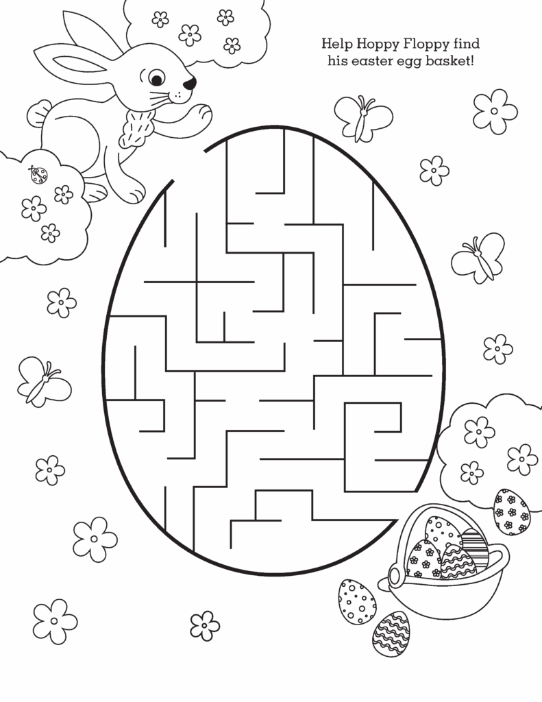 Easter Maze Printable FreePrintableTM
