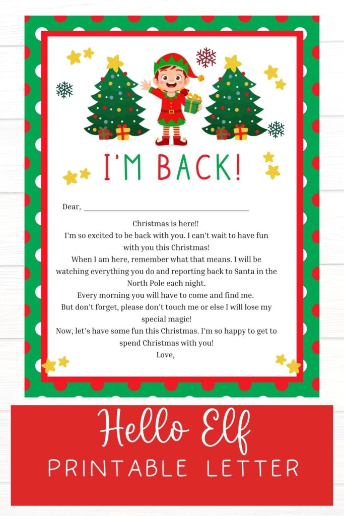 Elf On The Shelf Printables Letters Dev onallcylinders