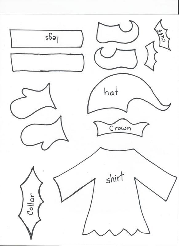 Elf Template Printable Pdf