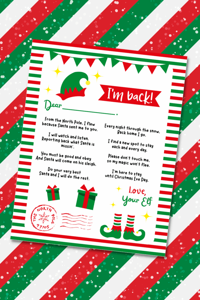 Elf Welcome Letter 2024 Free Printable Alfy Louisa