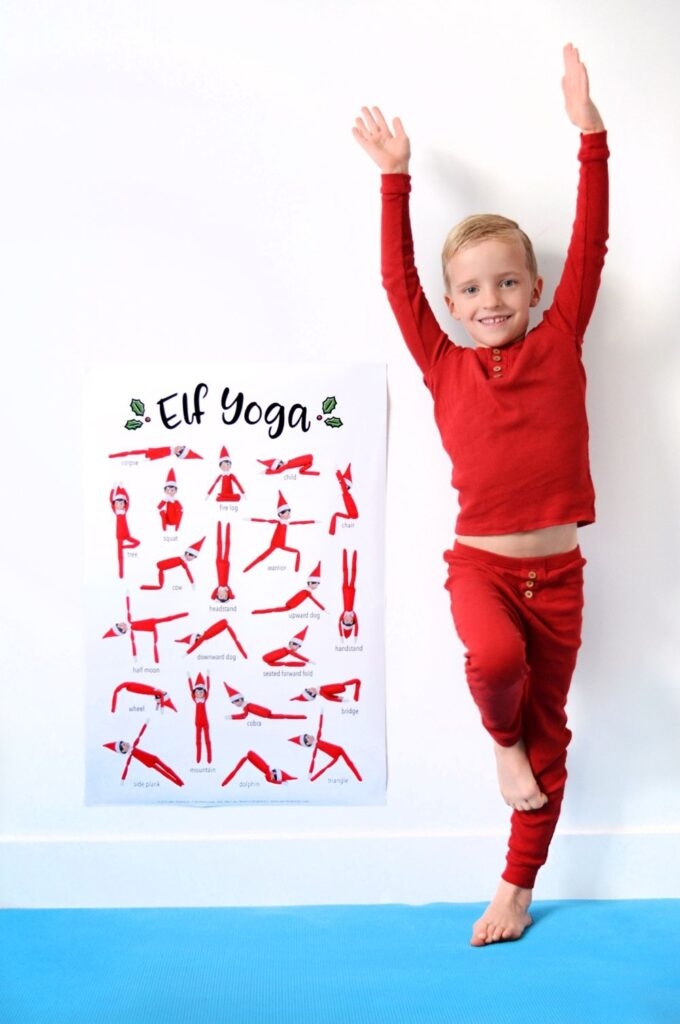 Elf Yoga Free Printable Free Printable Templates