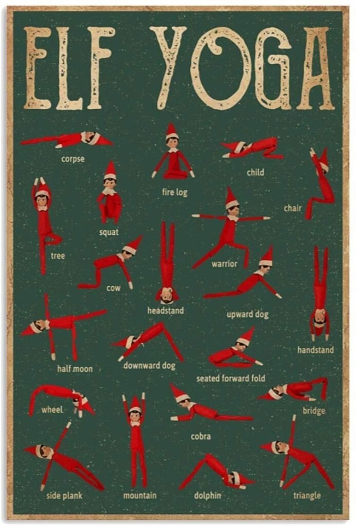 Elf Yoga Free Printable Free Printable Templates