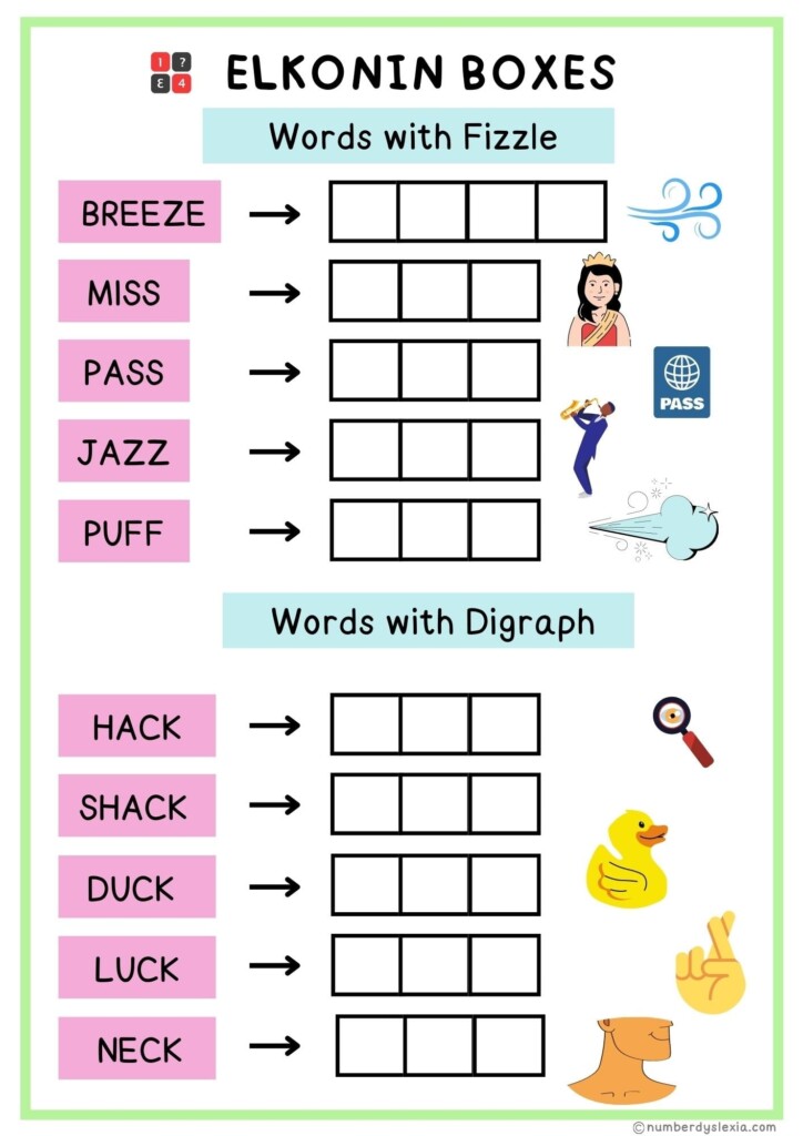 Elkonin Boxes Printable Pdf Printable Templates Online By Paul Printable