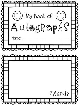 End Of Year Autograph Book By Hannah Burns Teachers Pay Teachers