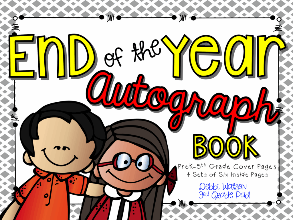 End Of Year Autograph Book Free Printable Printable Calendars AT A GLANCE