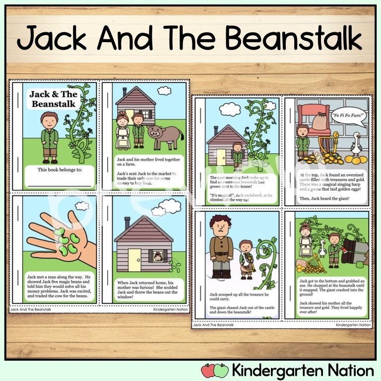 Fairy Tales Printable Short Stories Mini Books Kindergarten Nation