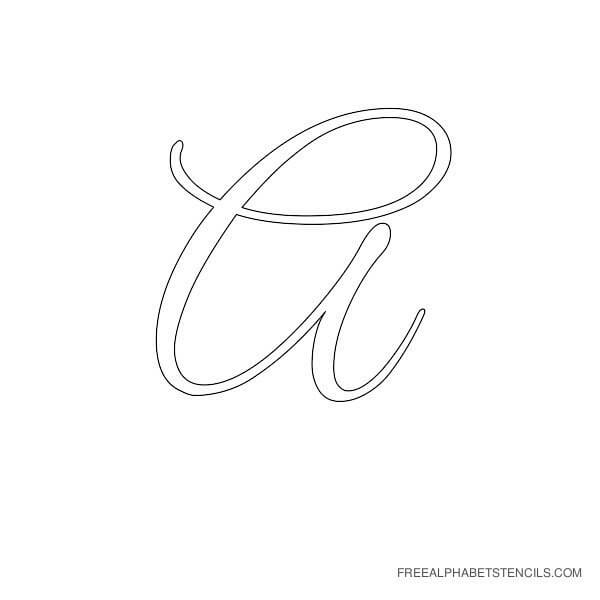 Fancy Letter Free Printable Alphabet Stencils Templates Infoupdate