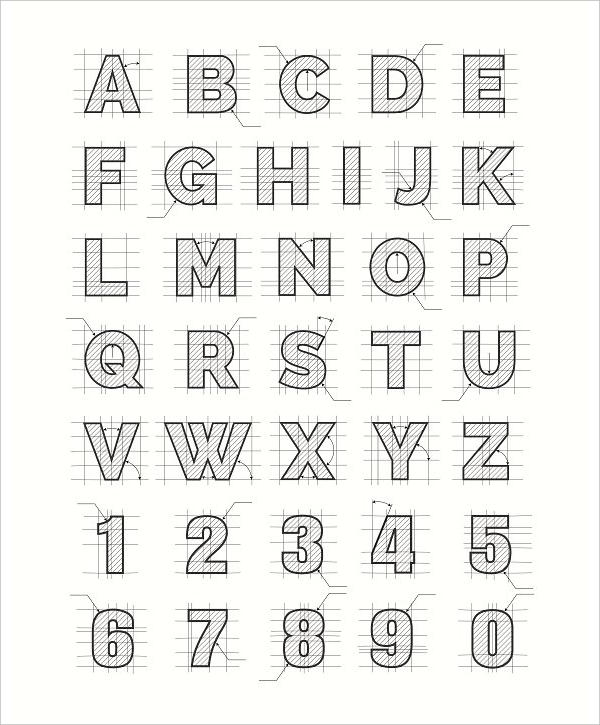 Fancy Letter Free Printable Alphabet Stencils Templates Infoupdate
