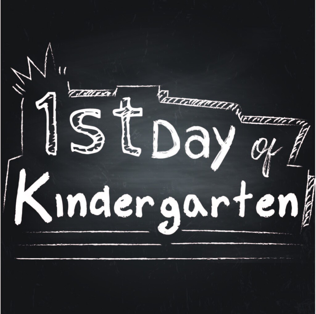 First Day Kindergarten Printable Sign