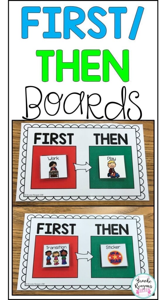 First Then Chart Free Printable Printable Sight Words List