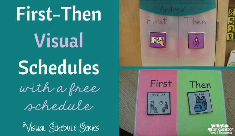 First Then Visual Schedule First Then Visual Printable Free Printable 