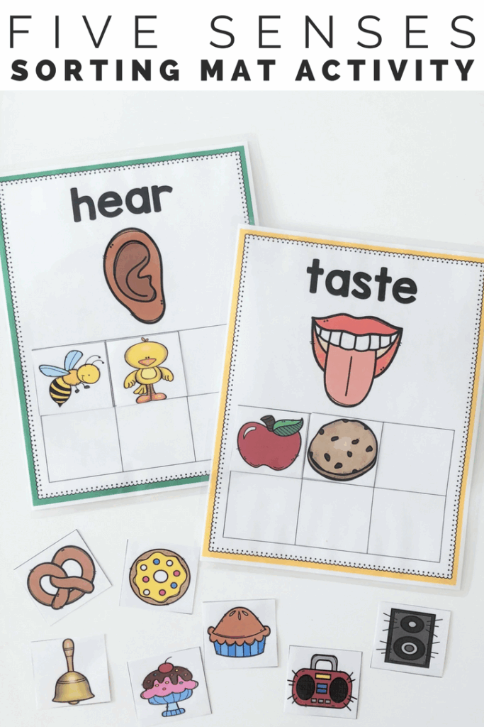 Five Senses Sorting Printable Free Printable New Year Banners