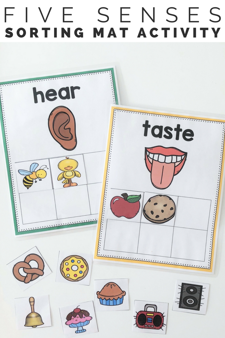 Five Senses Sorting Printable Free Printable New Year Banners