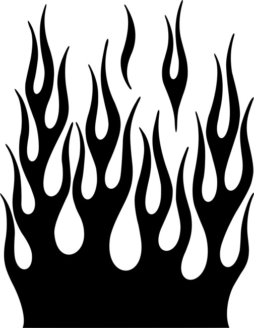 Flame Stencils Printable Cliparts co