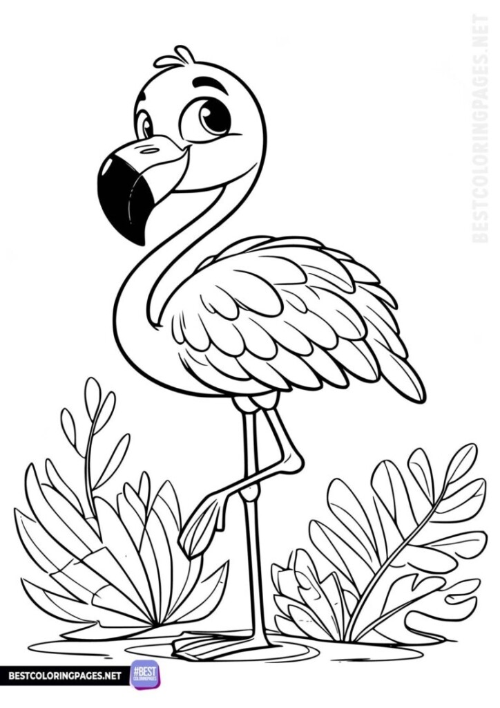 Flamingo Coloring Pages Bestcoloringpages
