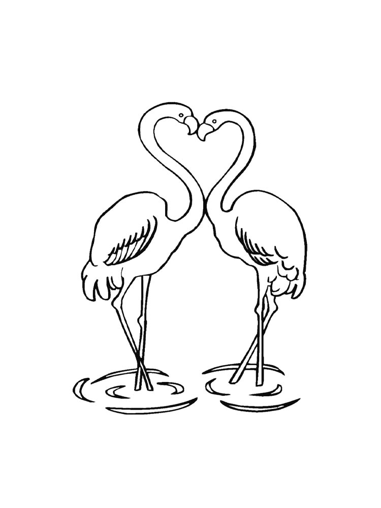 Flamingo Coloring Pages