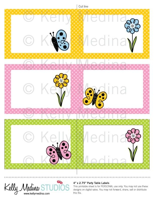 Flower Name Tags Free Printables FreePrintableTag
