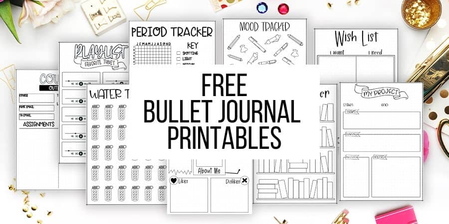 FREE 2023 Bullet Journal Printables PDF Customize Online 56 OFF