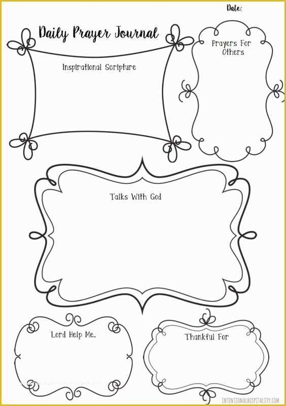 Free Bible Journaling Templates Of Free Printables For Bible Journaling 
